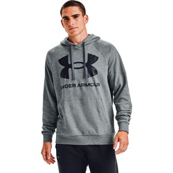 MOLETON UNDER ARMOUR RIVAL FLEECE BIG LOGO GRIS