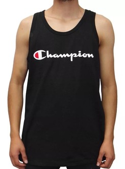 CAMISILLA CHAMPION CLASSIC GRAPHIC BLACK