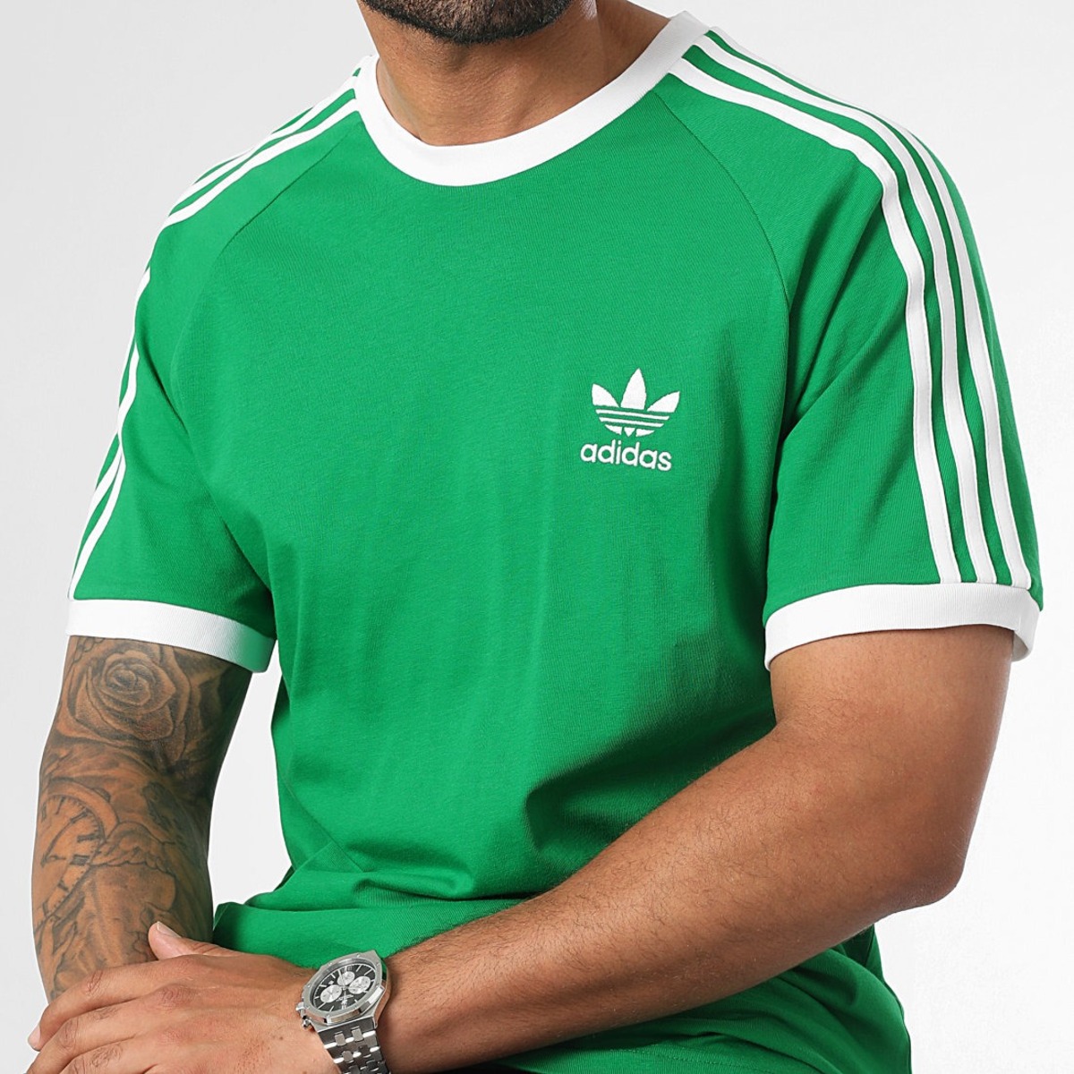 REMERA ADIDAS 3 STRIPES TEE VERDE Adidas New York Store en Paraguay Tienda Online de Ropas Accesorios y Calzados