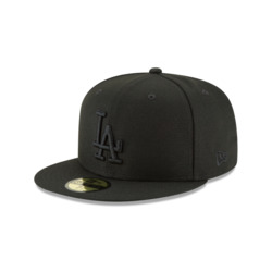 GORRA NEW ERA MLB 59FIFTY LA DODGERS BLACK NEGRO 11591150