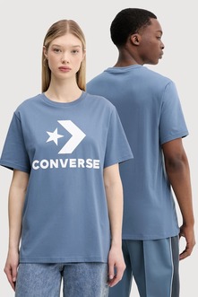 REMERA CONVERSE BIG LOGO AZUL LAKESIDE BLUE