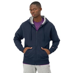 MOLETON CHAMPION POWERBLEND FULL ZIP AZUL