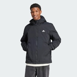 CAMPERA ADIDAS TERMICA CON CAPUCHA NEGRO