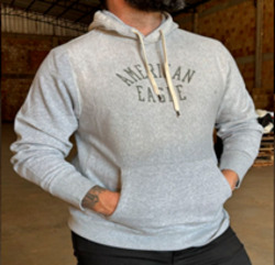 MOLETON AMERICAN EAGLE GRIS CLARO