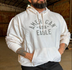 MOLETON AMERICAN EAGLE BLANCO
