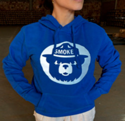 MOLETON AMERICAN EAGLE LOGO ESTAMP SMOKE