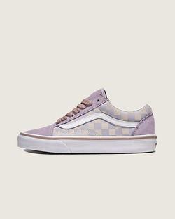 CALZADO VANS OLD SKOOL SUEDE CHECKBOARD ROSA