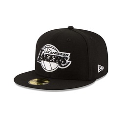 GORRA NEW ERA 59FIFTY LOS ANGELES LAKERS NEGRO