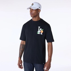 REMERA NEW ERA MLB LOS ANGELES DODGERS NEGRO