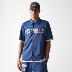 REMERA NEW ERA LA LAKERS NBA SNAP BUTTON AZUL