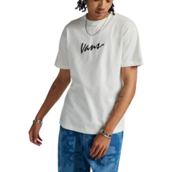 REMERA VANS CLASSIC SCRIPT SS BLANCO