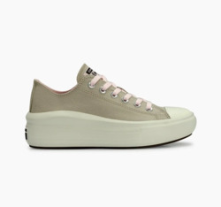 CALZADO CONVERSE MOVE OX CANVAS BEIGE CREMA