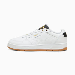 CALZADO PUMA COURT CLASSIC LUX DORADO BLANCO