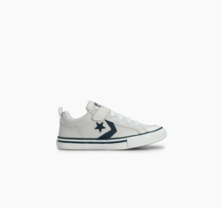 CALZADO CONVERSE VELCRO CUERO BLANCO