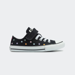 CALZADO CONVERSE VELCRO POLCA DOTS NIÑA