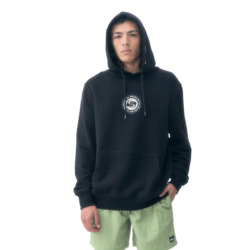 MOLETON QUIKSILVER CANGURO MODA MASC CIRCLE NEGRO