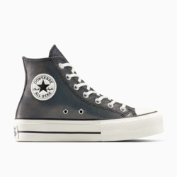 CALZADO CONVERSE ALL STAR PLATEADO PLATAFORMA