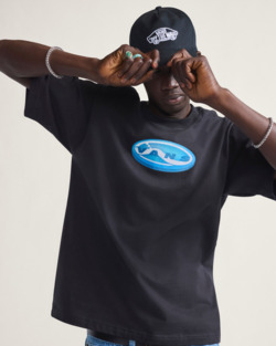 REMERA VANS 3D RETROVAL SS  NEGRO