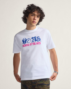 REMERA VANS ART SKOOL SS BLANCO