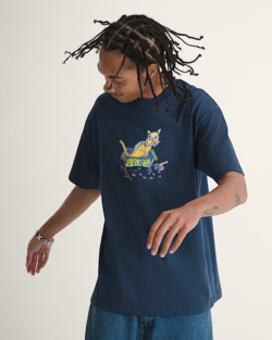 REMERA VANS LITTER SS AZUL