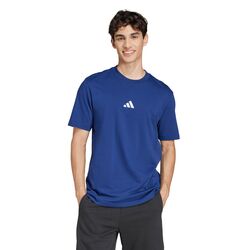 REMERA ADIDAS ESSENTIALS SMALL LOGO SINGLE AZUL