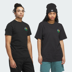 REMERA ADIDAS SKATEBOARDING PINWHEEL TRIFOLIO NEGR