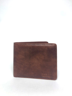 BILLETERA RUSTY BLANO MARRON