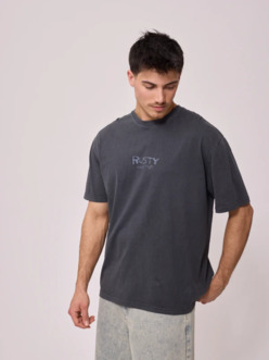 REMERA RUSTY FLIPDA GRIS
