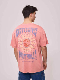REMERA RUSTY OLINE WASHED ROSA CLARO
