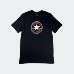 REMERA CONVERSE ALL STAR PATCH LOGO NEGRO
