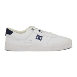 CALZADO DC SHOES TECN01 CUERO WHITE/NAVY BLANCO/AZ