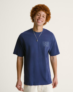 REMERA VANS MIXED LOT SS AZUL