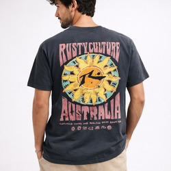 REMERA RUSTY OLINE RUSTY WASHED GRIS