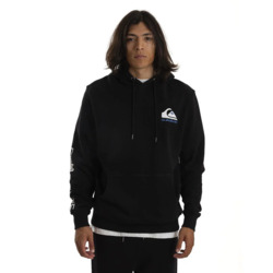 MOLETON QUIKSILVER CANGURO MODA OMNI LOGO NEGRO