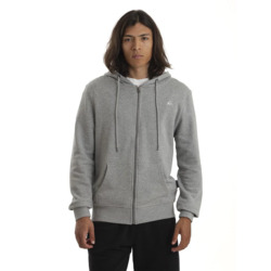 MOLETON QUIKSILVER CANGURO BASIC LOGO GRIS MELANGE