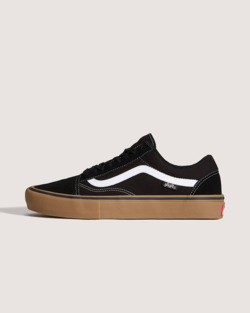 CALZADO VANS SKATE OLD SKOOL NEGRO SUELA MARRON