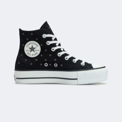 CALZADO CONVERSE LIFT EMBROIDERED STARS NEGRO