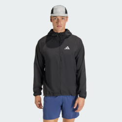 CHAQUETA ADIDAS PERFORMANCE ROMPE VIENTO NEGRO