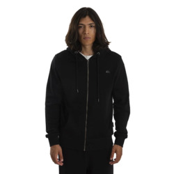 MOLETON QUIKSILVER CANGURO BASIC LOGO NEGRO