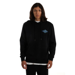 MOLETON QUIKSILVER CANGURO MODA MASC BEACH NEGRO