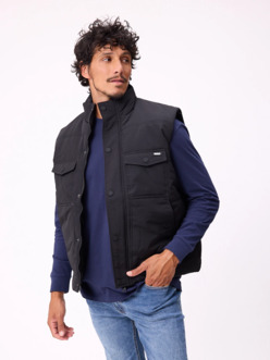 CHALECO RUSTY OSLO NEGRO MASC