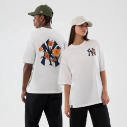 REMERA NEW ERA OVERSIZED MLB  NY YANKEES BLANCO