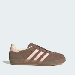 CALZADO ADIDAS GAZELLE INDOOR W MARRON ROSA