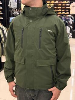 CAMPERA DISCOVERY VERDE CON CHALECO
