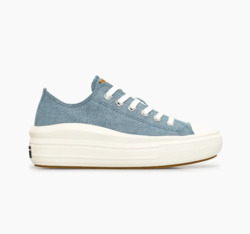 CALZADO CONVERSE CHUCK TAYLOR MOVE DENIM BAJO AZUL