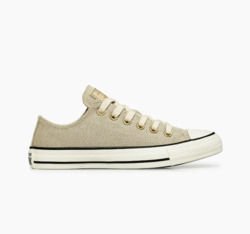 CALZADO CONVERSE HEATHERED SHEEN BAJO BEIGE