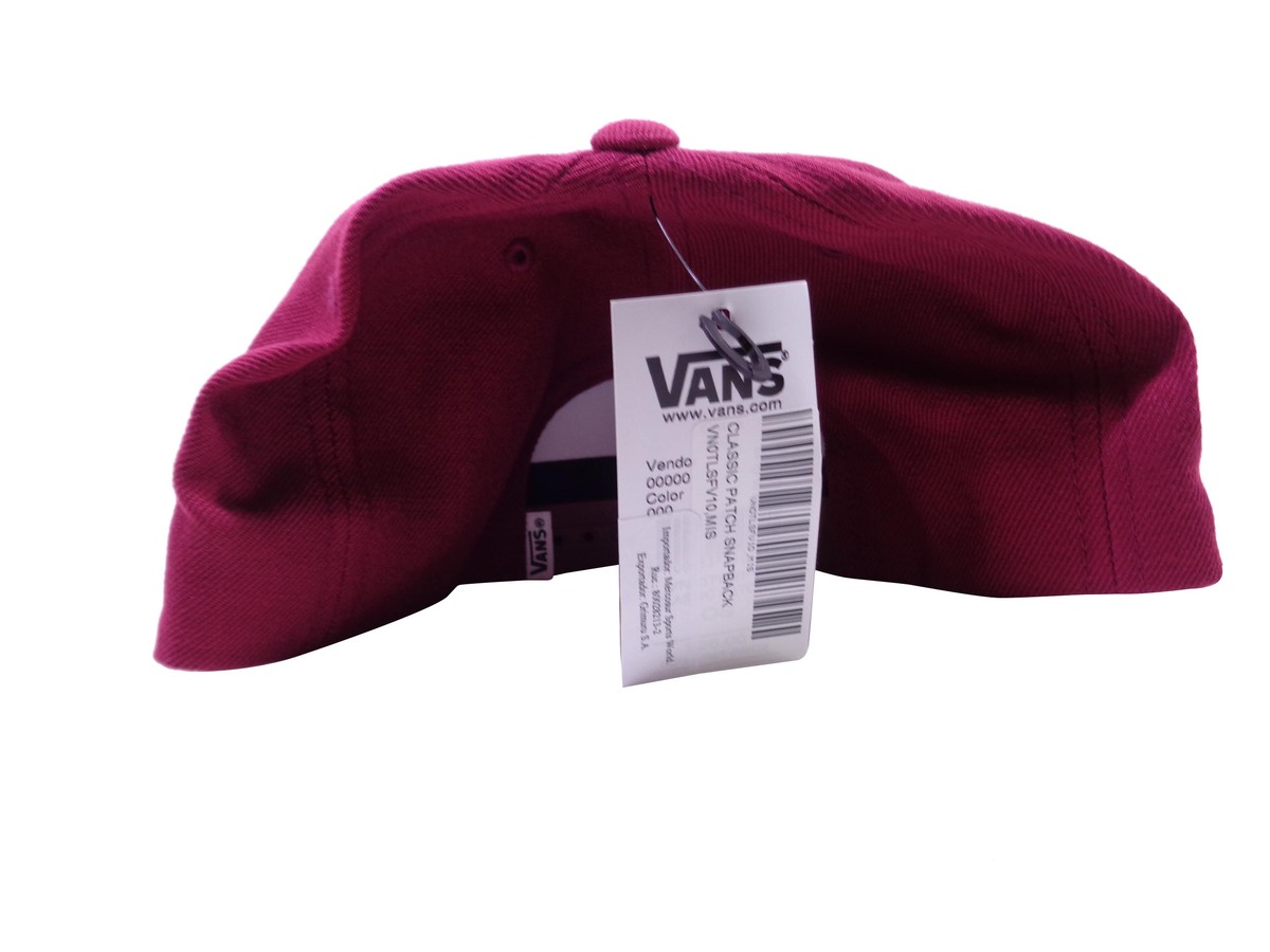 vans snapback marron